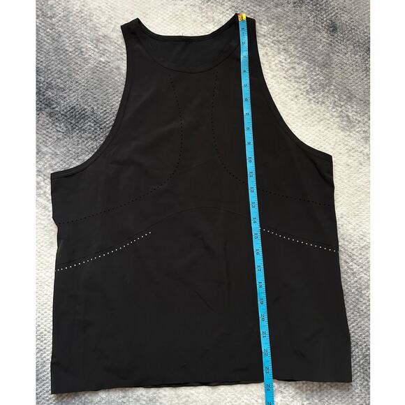 Lululemon Find Your Pace Women Tank Black Vented Reflective Top Medium 8 - 10 - Picture 10 of 11